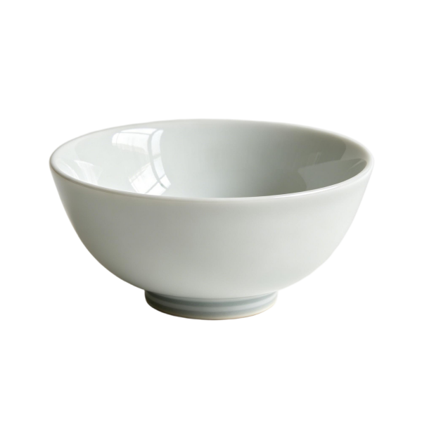 Soft Grey Ceramic Bowl - Minimalist Modern Tableware(3-Piece Set)