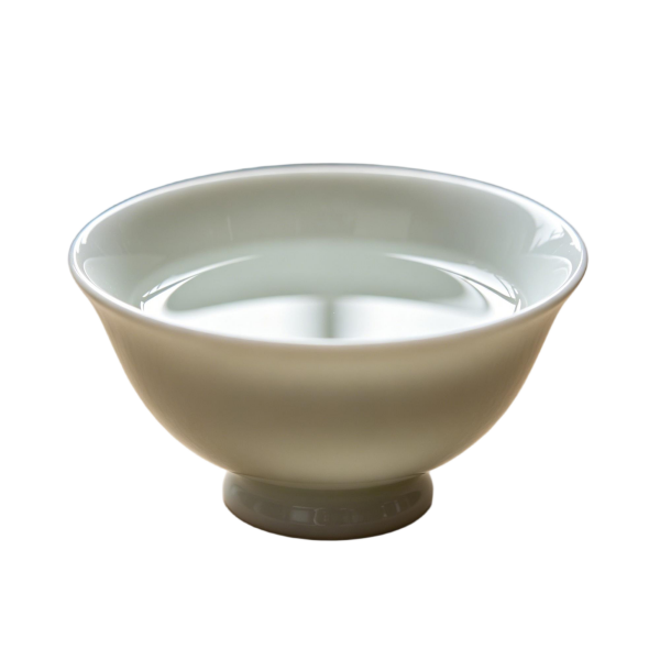 Pale Celadon Footed Porcelain Bowl - Elegant Minimalist Tableware(3-Piece Set)