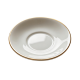 Elegant Gold-Rimmed Bone China Saucer - Classic Tea & Coffee Accessory(3-Piece Set)